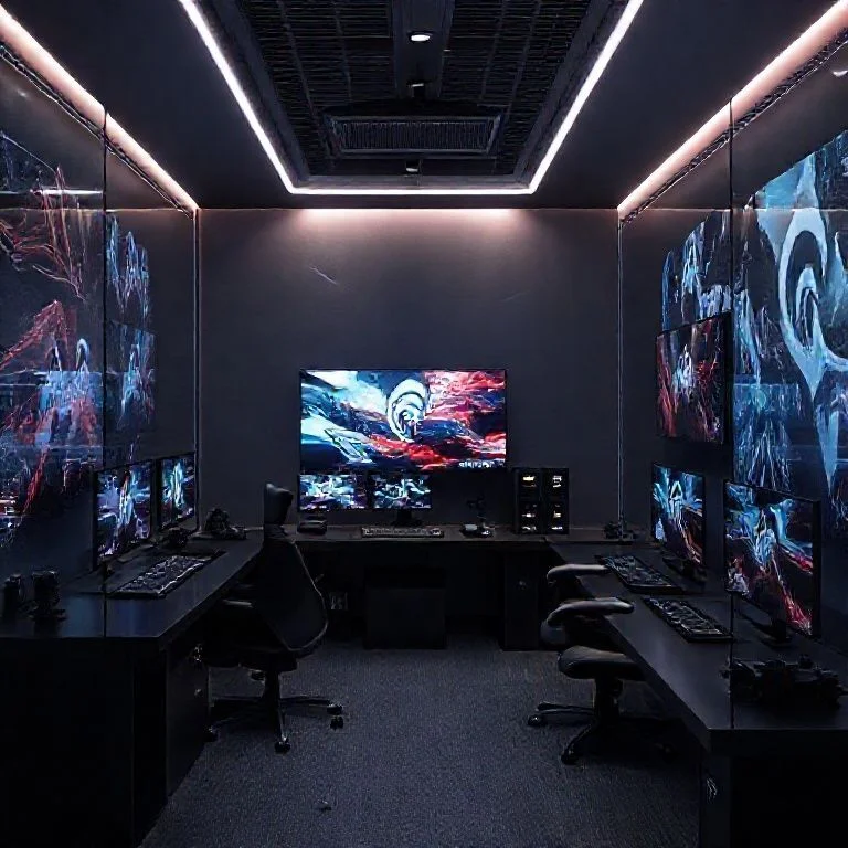 An abstract interpretation of ancient, glowing runic symbols floating within a nebulous, cosmic void. The symbols are intricate and intricate, radiating soft, warm light against the cool blues and purples of the background, suggesting mystical power and forgotten knowledge. No faces or recognizable creatures.